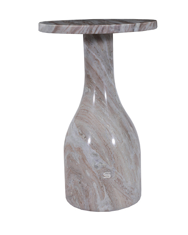 Caldera Marble Side Table