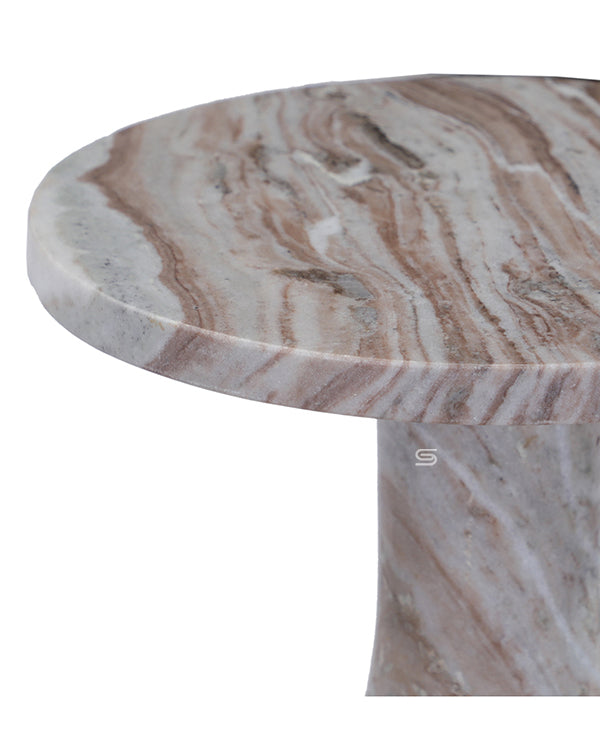Caldera Marble Side Table