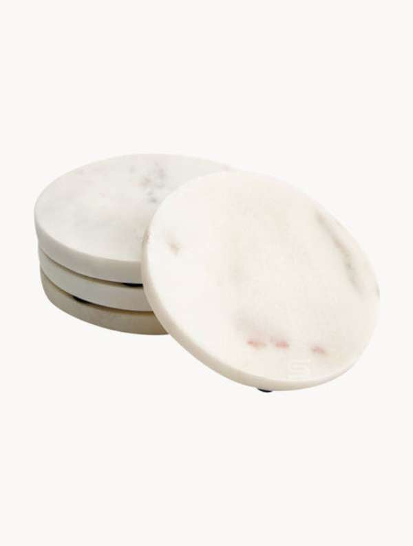 Casa Marble Coasters Set Of 4