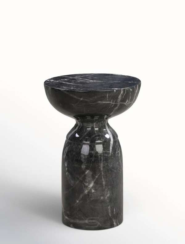 Obsidian Chalice Side Table
