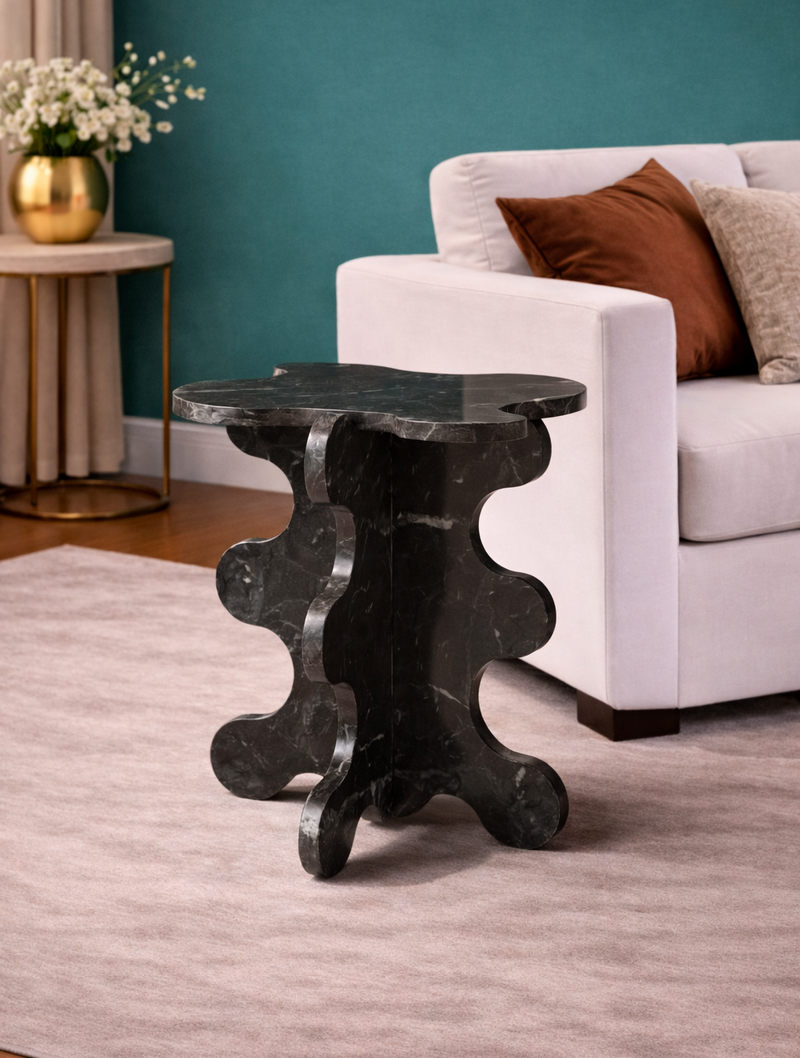 Frisby Black Side Table