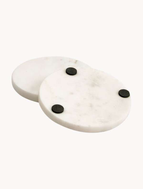 Casa Marble Coasters Set Of 4