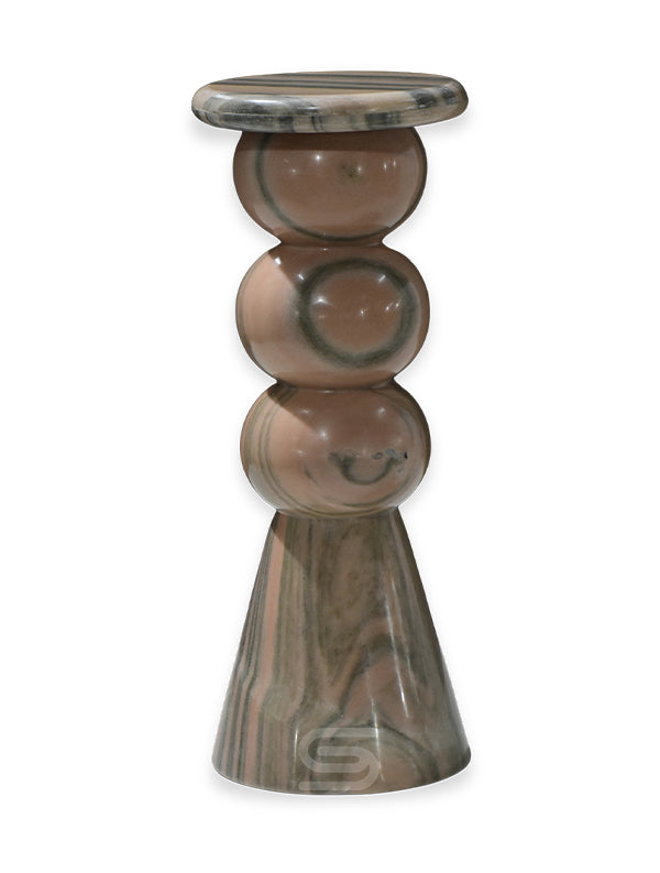 Totem Marble Accent Table