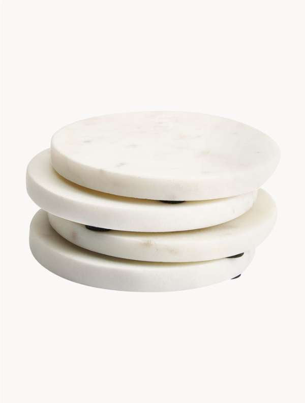 Casa Marble Coasters Set Of 4