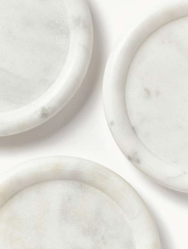 Frosted Slate Coasters Set Of 4