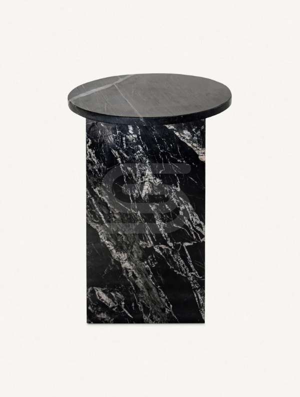 Slate Cross Side Table