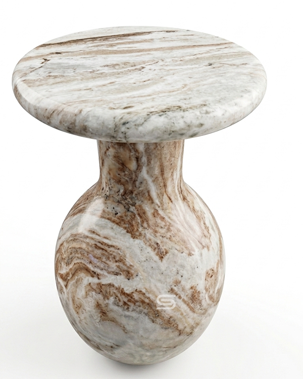 Oasis Pedestal Side Table