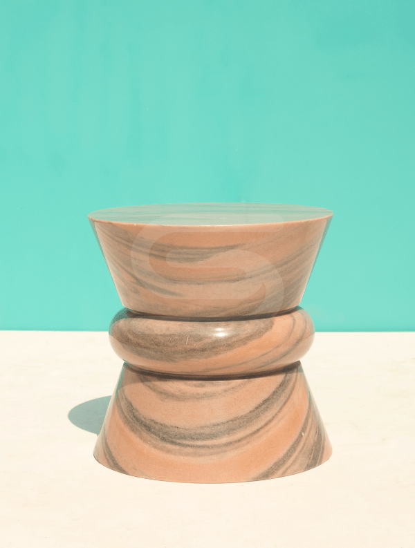 Avalanche Pink Necky Side Table