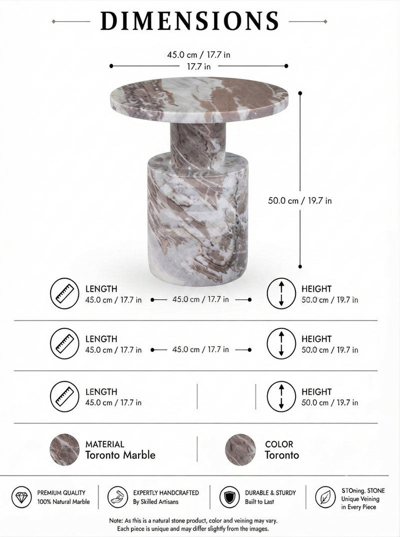 Pavia Classic Side Table