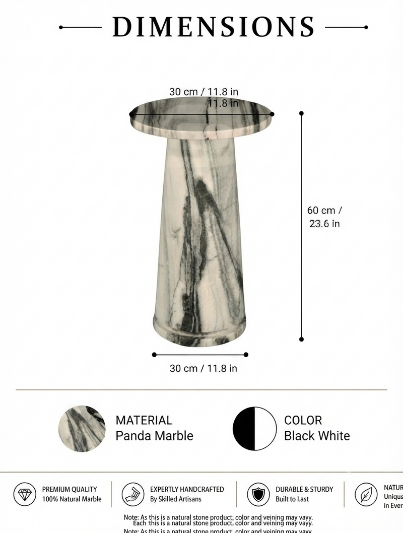 Cono Panda Side Table