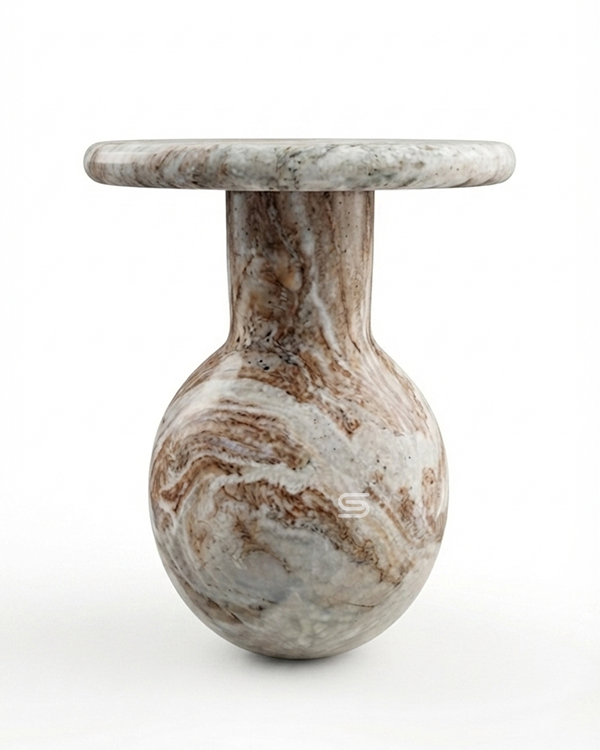 Oasis Pedestal Side Table