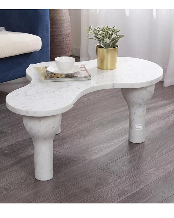 Amoeba Marble Coffee Table
