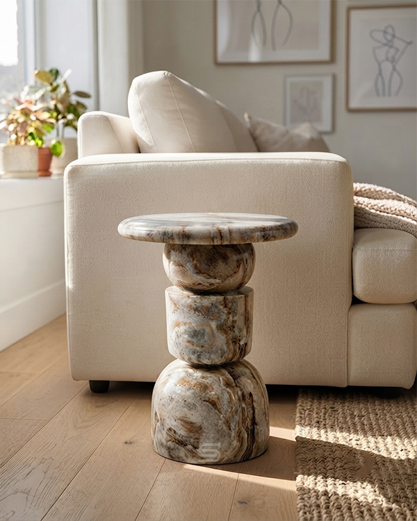 Onyx Stacked Side Table