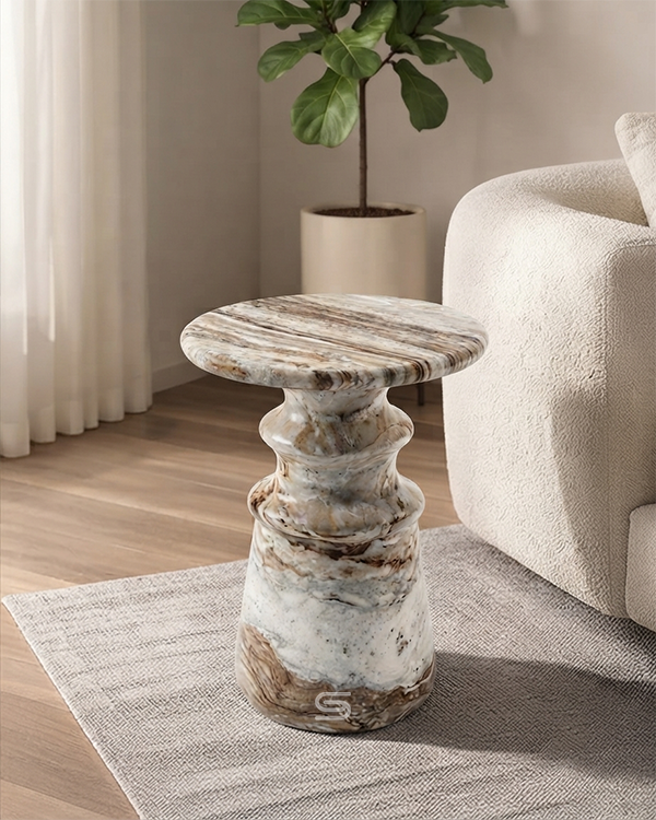Solara Marble Side Table