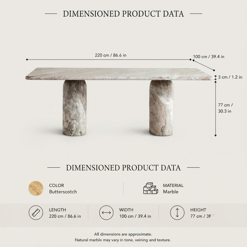 PREZIA DINING TABLE