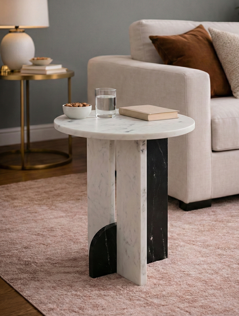 Split Monolith Side Table