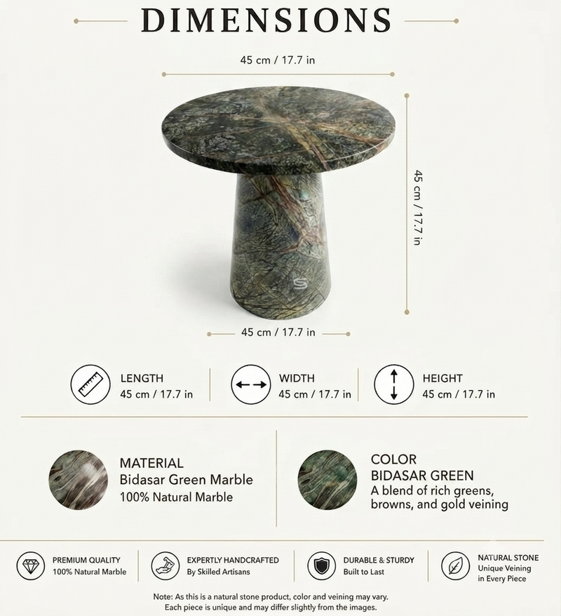 Verde Cone Side Table
