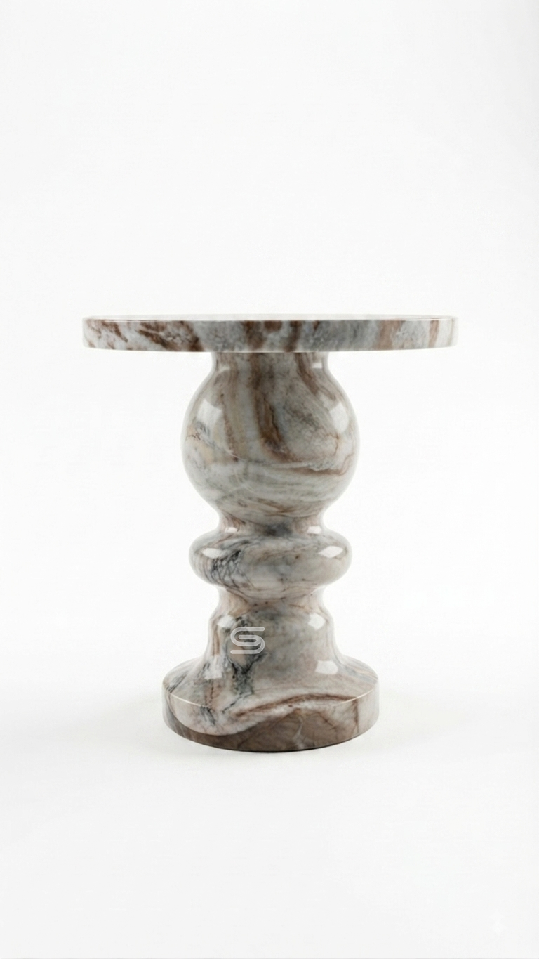 Luna Hourglass Side Table
